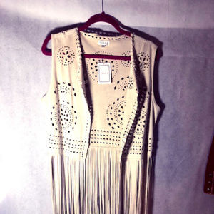 Adore off white vest